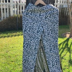ZARA Basic Floral Pants